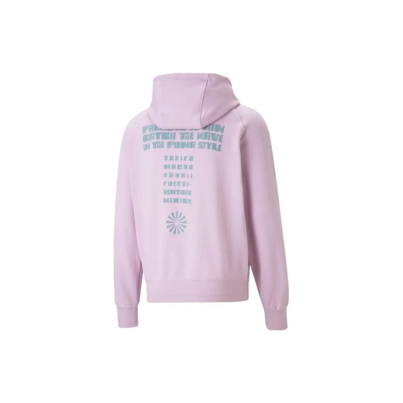 PUMA Slogan print Drawstring Hoodie-1