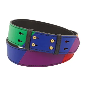 Burberry Leather Bag Strap Women's Multicolor
