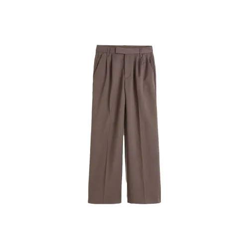 H&M Suit Trousers Women's Dark Beige Gray