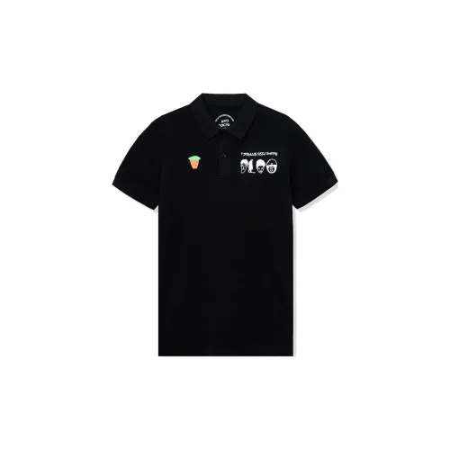 ANTI SOCIAL SOCIAL CLUB Bryant Giles Co-brand Polo Shirts Unisex Black