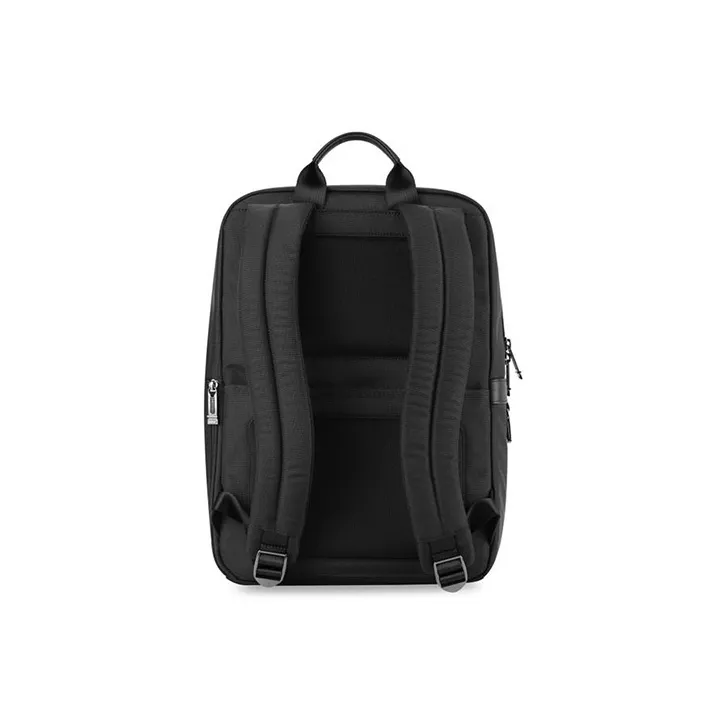 SAMSONITE SBL ENCODE Fabric Cow Leather Patchwork Backpack Regular Men's Black-3