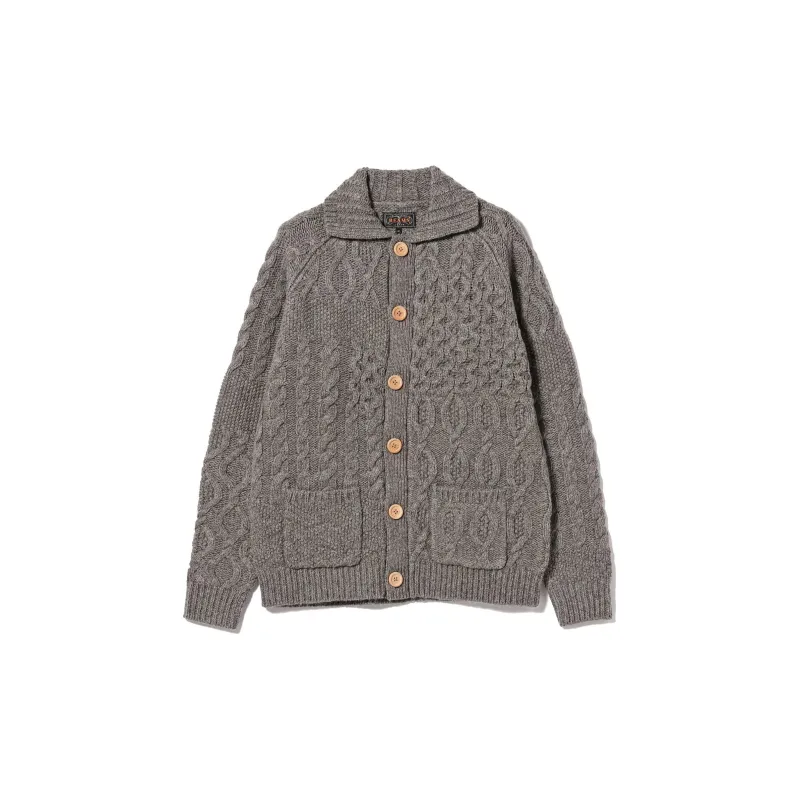 Beams Sweaters Unisex Gray-1