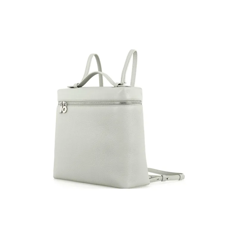 Loro Piana ExtraPocket Cow Leather Tofu Bag Backpack Handbag Regular Women's Eucalyptus-2