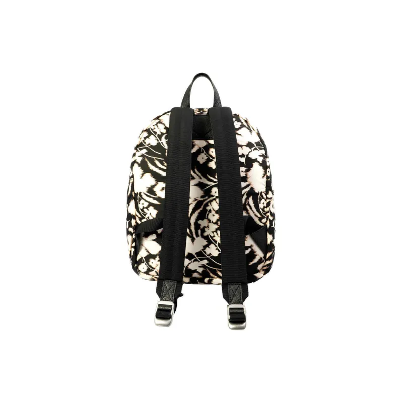 FERRAGAMO Nylon Backpack Regular Men's Black & White-3