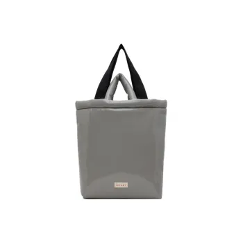 MARNI Patent Leather Tote Bag, Shopping Bag, Shoulder Bag, Crossbody Bag, Handbag Regular Women's Gray