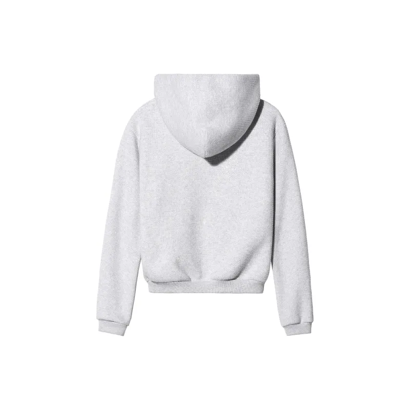 TCH FW23 Laser Diamond Baby's Breath Collection Cropped Coats Women's Gray-1