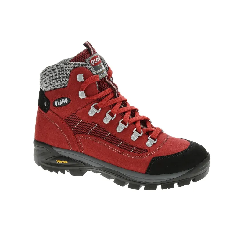 OLANG High Top Outdoor Shoes Unisex Red-1