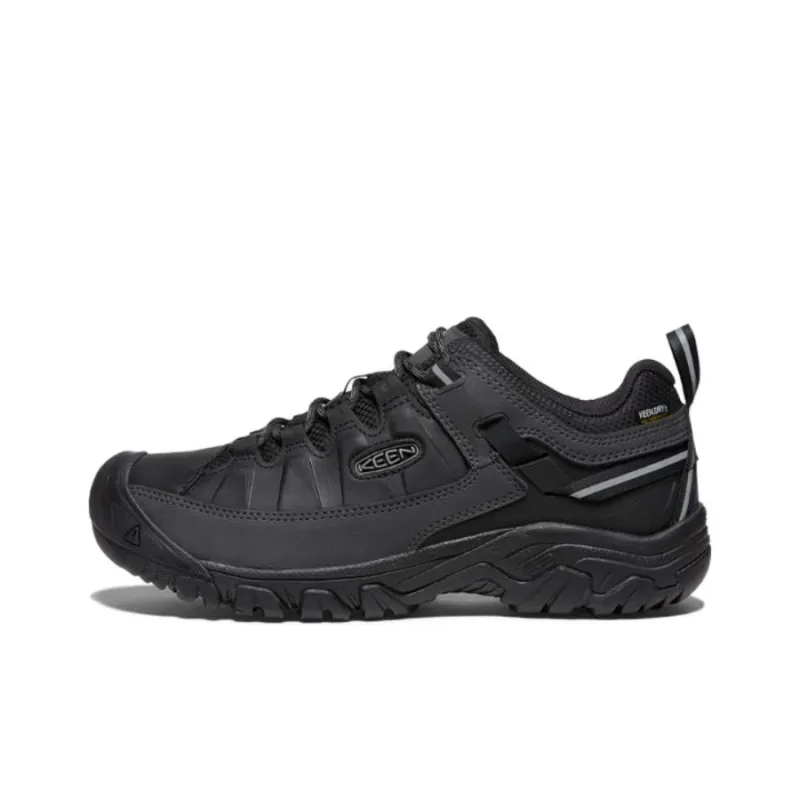 KEEN Targhee [23FW][Tagi III] Cushioning Wear-Resistant Low-Top Outdoor Shoes Men's Black-0