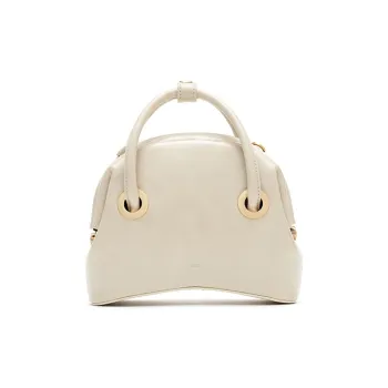 OSOI CIRCLE MINI Leather One Shoulder Handbag Crossbody Bag Women's Beige