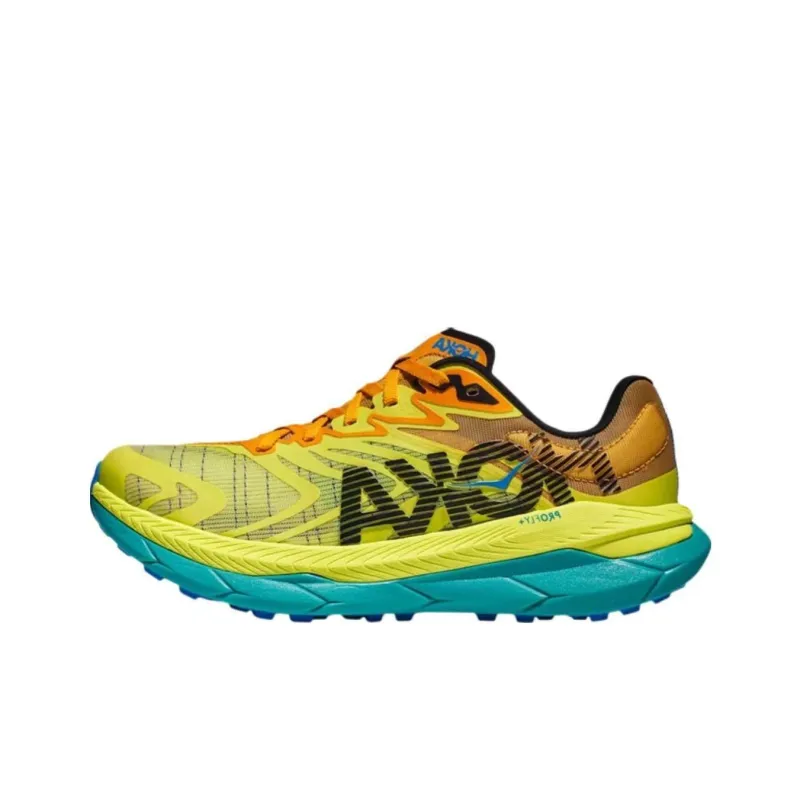 HOKA ONE ONE Tecton X Cushioning Slip Resistant Low Top Running Shoes Men's Yellow-0