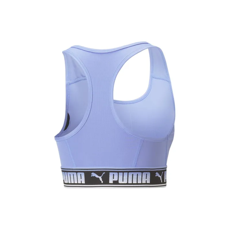 PUMA Mid Impact Puma Strong Bra PM Sports Underwear Women's Purple-1