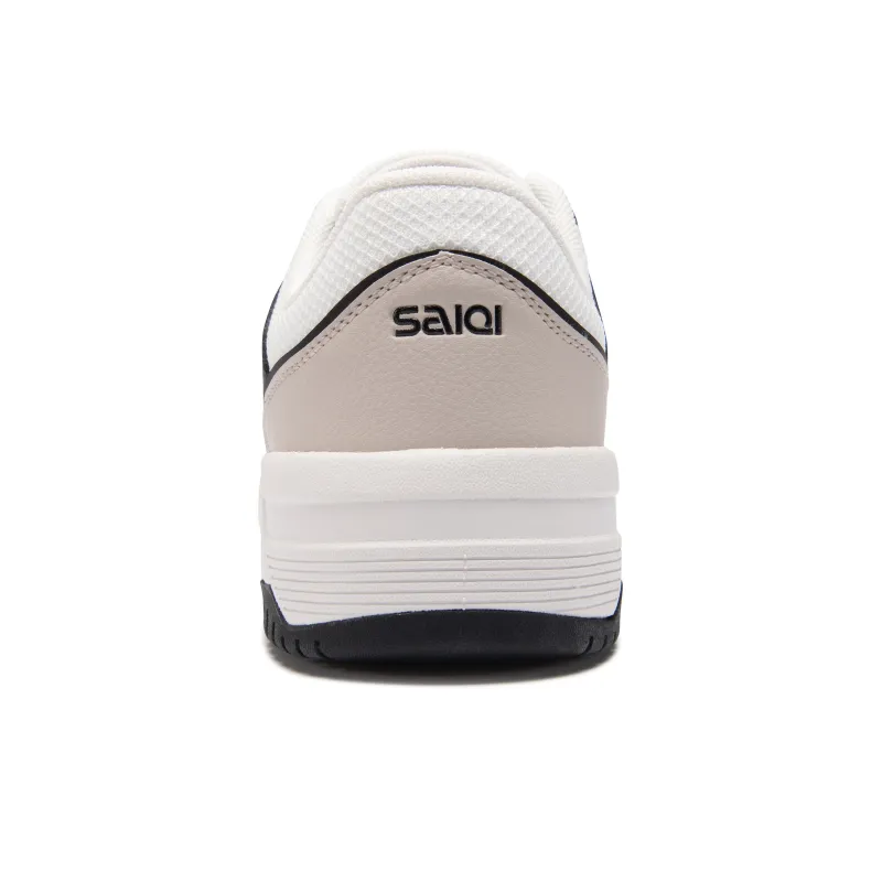 SAIQI Puffy Shoes Low Top Skateboard Shoes Men's Mist City Hemp-3