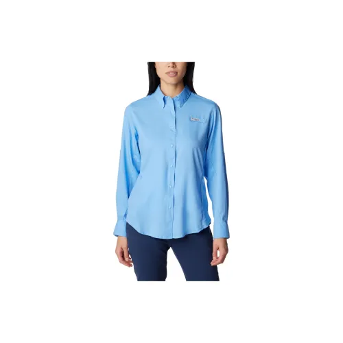 Columbia Shirts Women's Dark Sky Blue