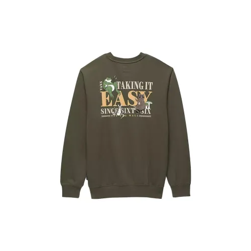 Vans Take It Easy Sweatshirts Men Green