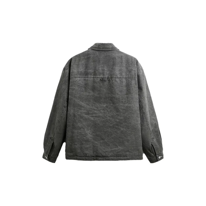ZARA Jacket Men's Zebra Print Gray-1
