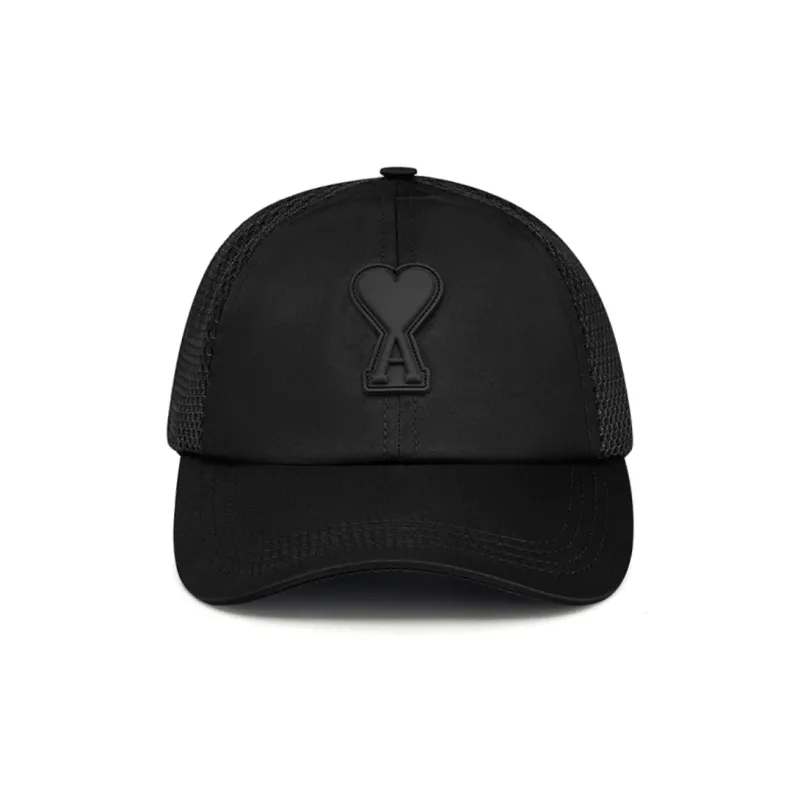 AMIPARIS Polyamide Baseball Caps Unisex Black-0