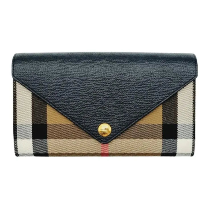 Burberry Hannah Check Shoulder Bag Black-1