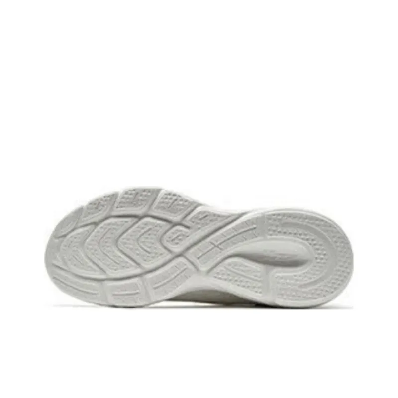 XTEP Shuyue1.5 Cushioned Slip Resistant Abrasion Resistant Low Top Running Shoes Men's White Blue-4