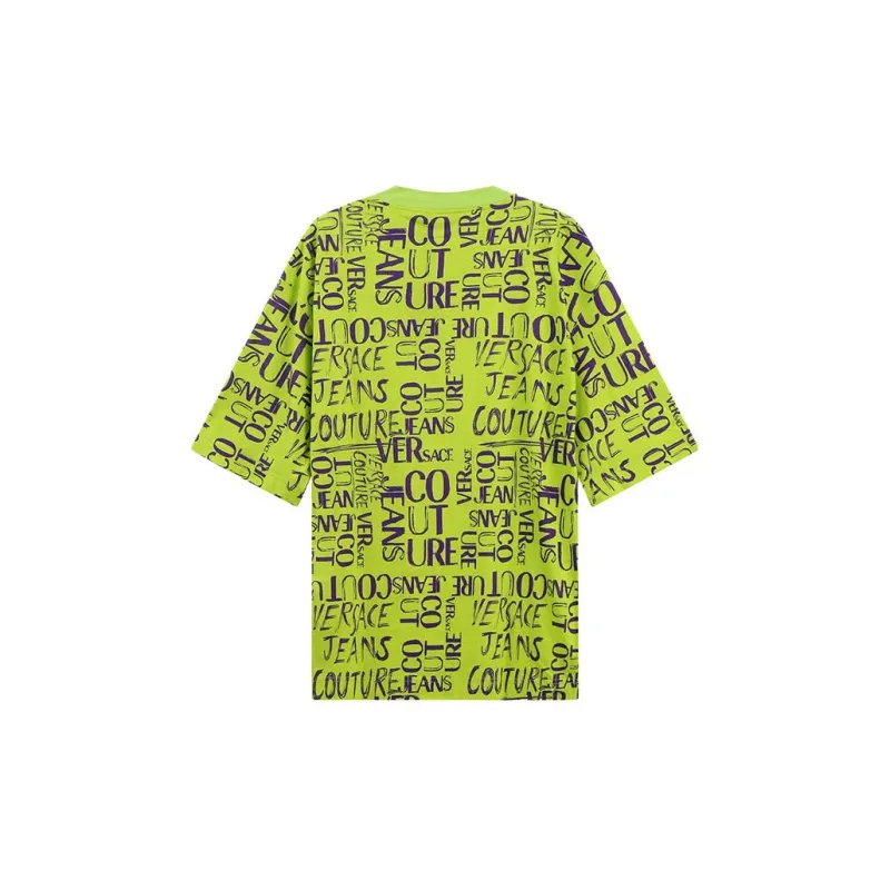 VERSACE JEANS COUTURE SS23 T Shirt Men's Bright Green-1