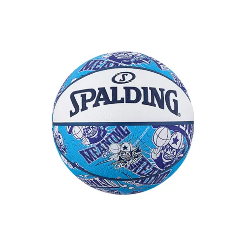 SPALDING Basketball Kid Series PU Basketball Blue Size 7 Training Unisex