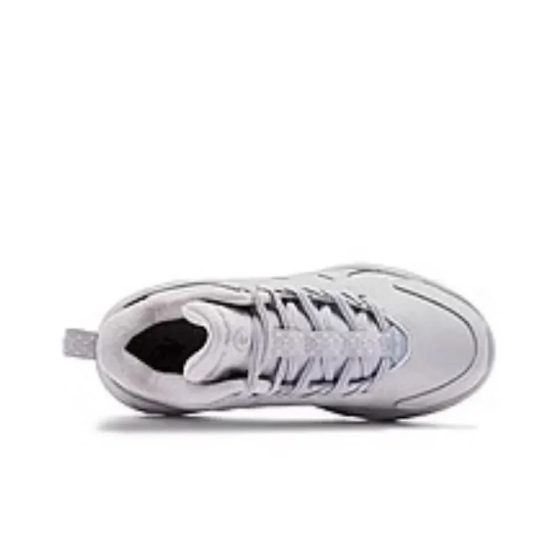 QIAODAN Abrasion Resistant Low Top Running Shoes Women's Gray-3