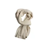 Beige Solid Color Scarves