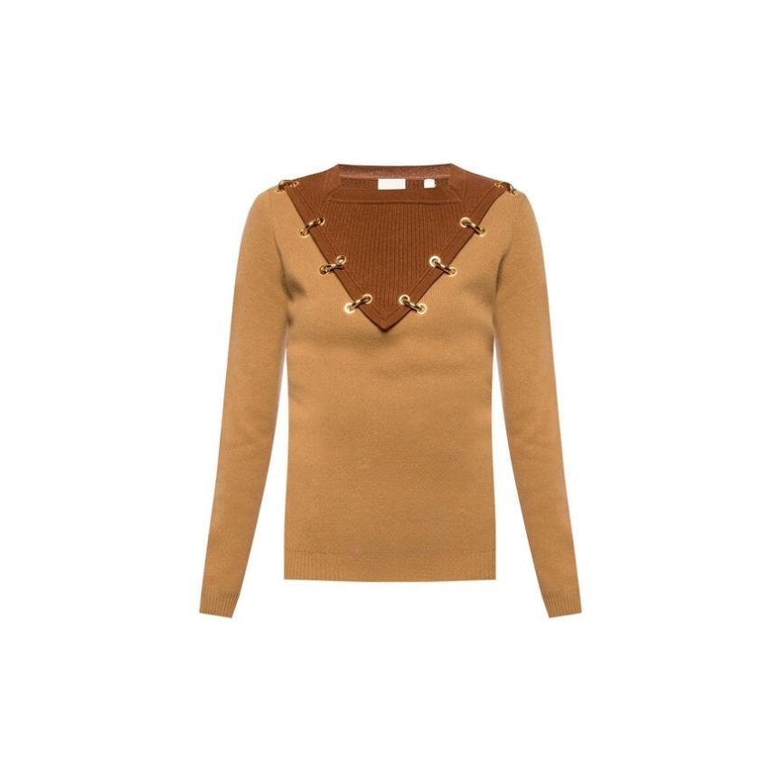 Burberry Argyle Wool Sweater Pear POIZON