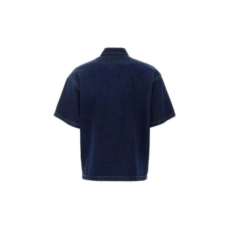 PRADA SS23 Shirt Men's Marine Blue-1
