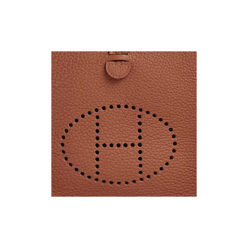HERMES Evelyne Leather Evelyn Shoulder Bag, Crossbody Bag Regular Women's Copper Red-4