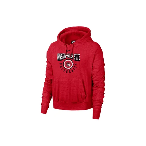 Nike Winston-Salem Gym Vintage Sweatshirt Women's Red Mixed Color