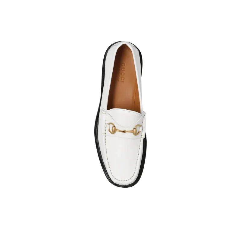 GUCCI Horsebit Leather Loafers-4