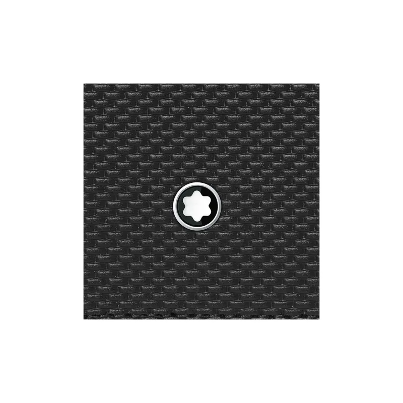 MONTBLANC Leather Business Card Holder Keychain Set Gift Box Set Trumpets Men's Black-6