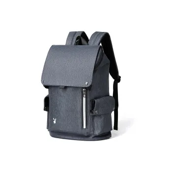 Playboy Fabric Backpack Tubas Men's Gray