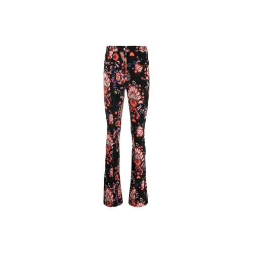 Rabanne Floral Print High-waisted Trousers