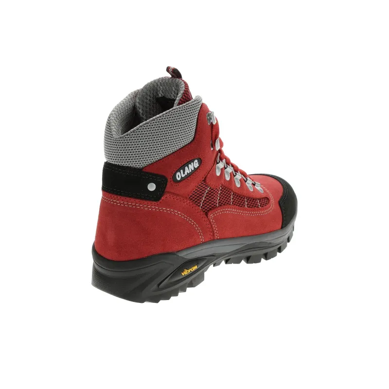 OLANG High Top Outdoor Shoes Unisex Red-2