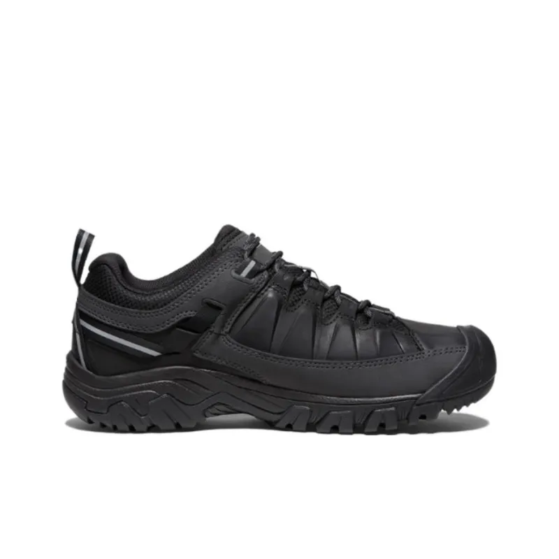 KEEN Targhee [23FW][Tagi III] Cushioning Wear-Resistant Low-Top Outdoor Shoes Men's Black-1