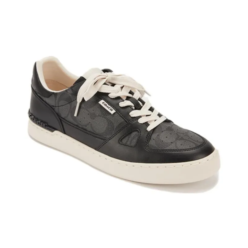 COACH CitySole Abrasion Resistant Low Top Casual Shoes Men's Black-1
