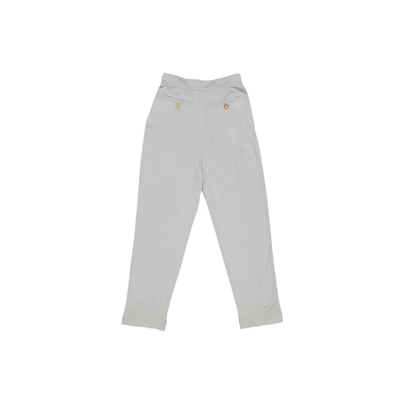 Burberry FW23 Casual Pants Women's Gray-1
