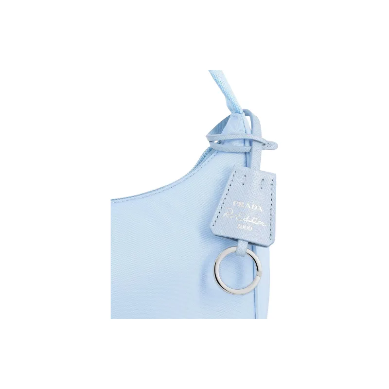 PRADA Re Edition 2000 Re Nylon Mini Bag Celeste-5