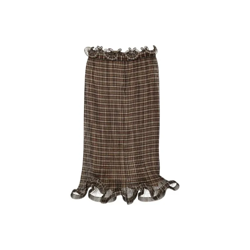 Burberry Casual Long Skirts Women's Red-1