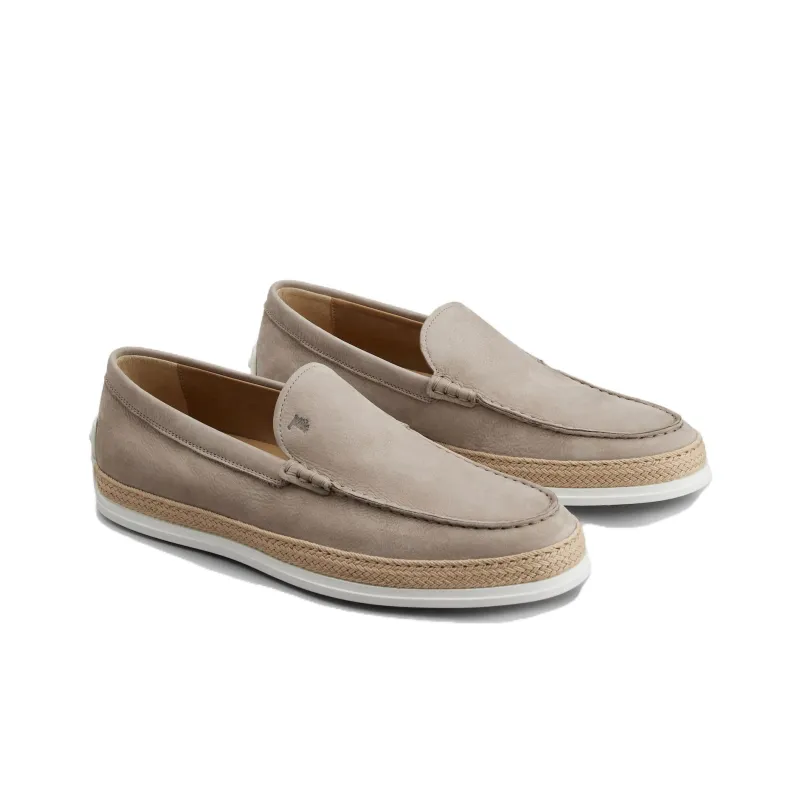TOD'S Logo Embossed Slip On Loafers-2