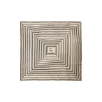 TOTEME Stripe-Printed Square-Shaped Scarf