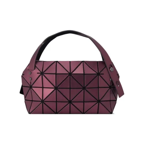 ISSEY MIYAKE Boston Polyvinyl Chloride Boston Bag Shoulder Bag Handbag Regular Women's Burgundy