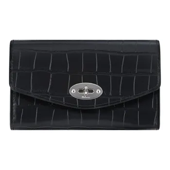Mulberry Darley Calfskin Wallet Women's Black