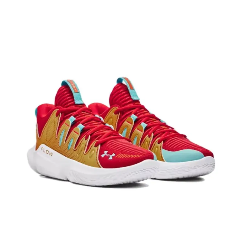 Under Armour Flow Breakthru 4 Asg Basketball Shoes 'Gold Red' Women's-2