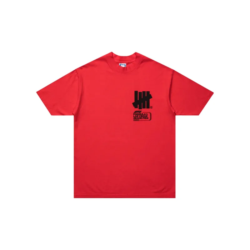 UNDEFEATED x F1 LVGP F1 LVGP Co-brand T-Shirt Unisex Red-1