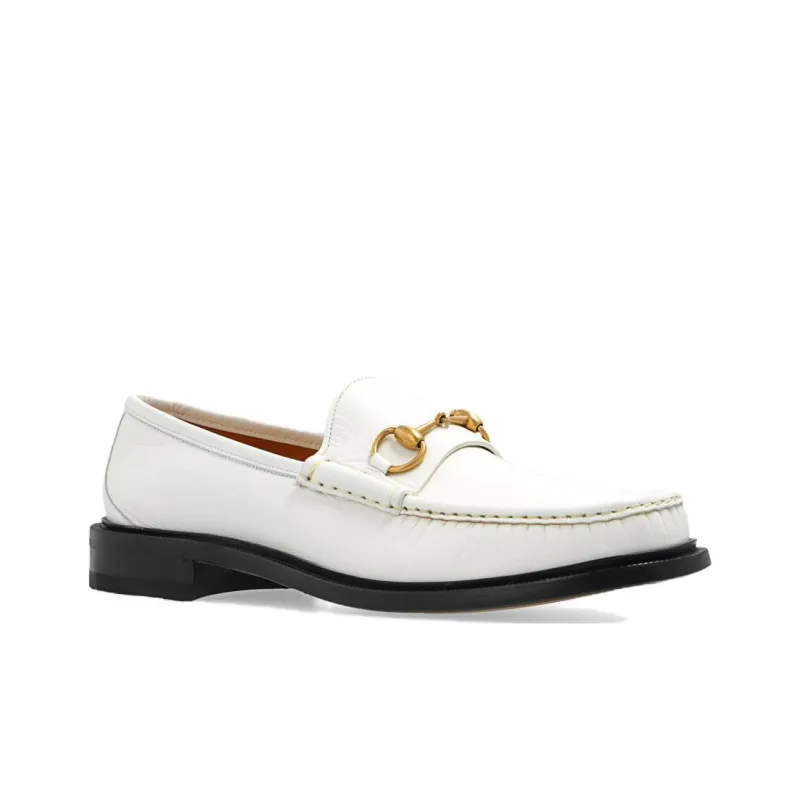GUCCI Horsebit Leather Loafers-2