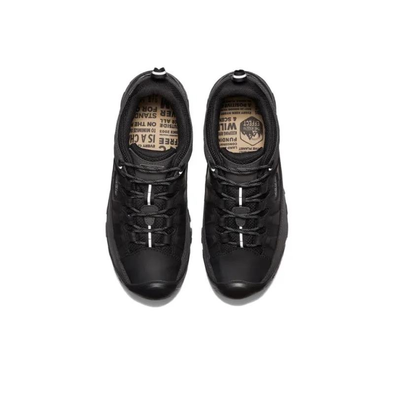 KEEN Targhee [23FW][Tagi III] Cushioning Wear-Resistant Low-Top Outdoor Shoes Men's Black-3