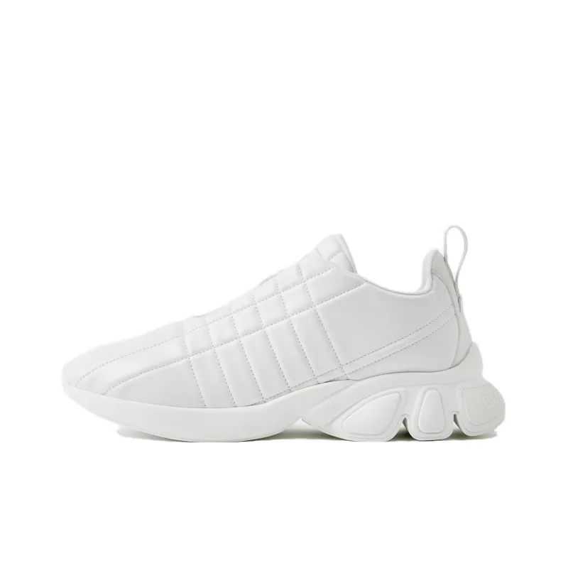 Burberry Classic Low-Top Casual Shoes Men's White-0