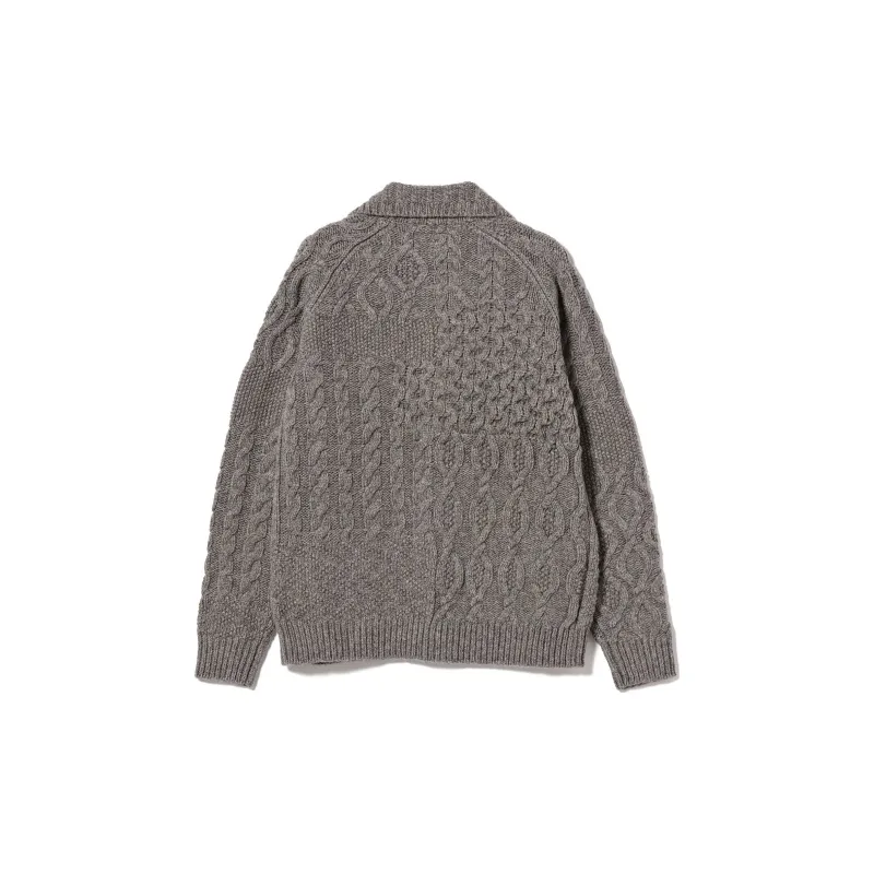 Beams Sweaters Unisex Gray-2